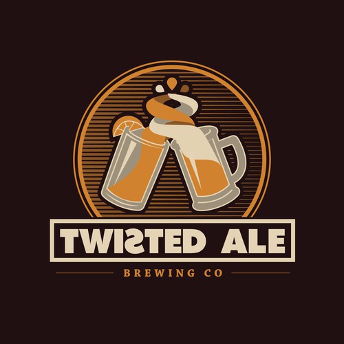Logo for a brewing company
