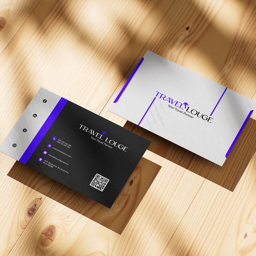 Business Card Design For Travel Agency