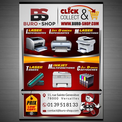 Flyer Site Web www.buro-shop.com