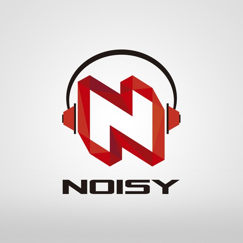 Noisy.  Logo for electronic music party