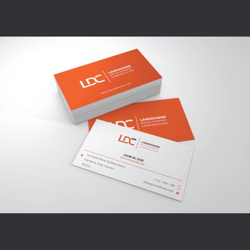 Business card concept for LDC