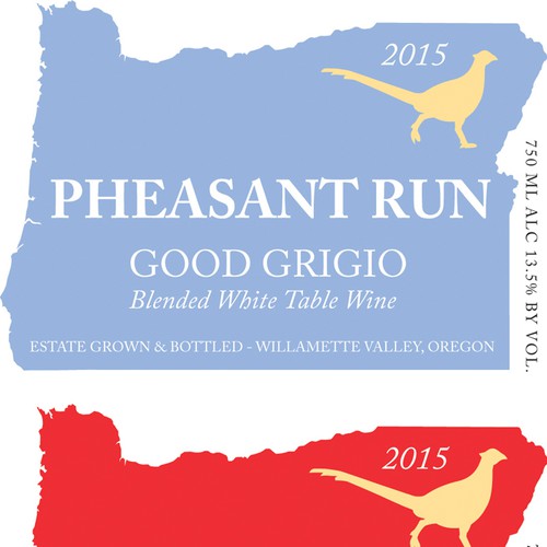creating a cool, classy label for Pheasant Run Winery