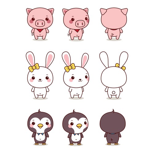 Character Design - Kawaii Animals