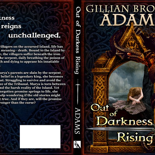 Create a Bold, Imaginative, Eye-Catching cover for new, YA epic fantasy "Out of Darkness Rising"