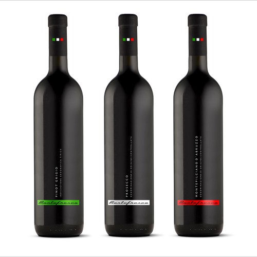 Montefresco - wine label