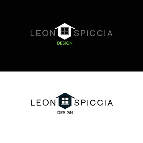 minimalist design with the name as a logo. 