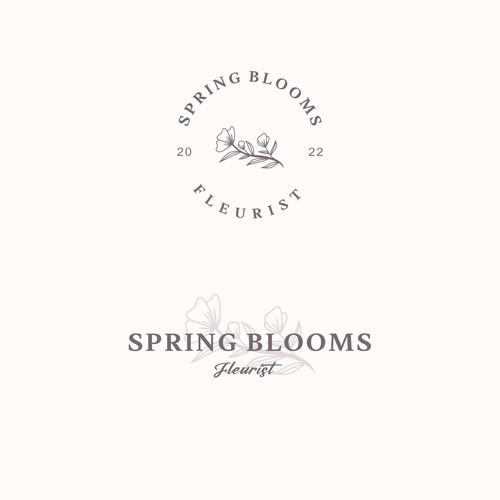 Flower Blooms Logo