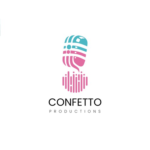 Confetto Productions Logo Design 