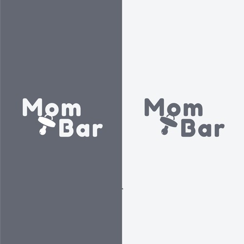 Logo for baby brand “The Mom Barr”
