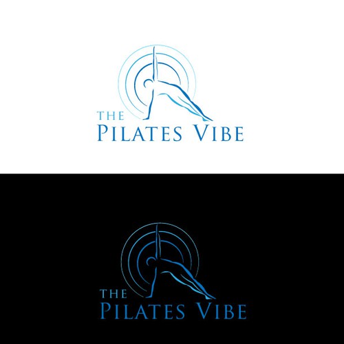  fun energetic logo for a Pilates and Wellness brand