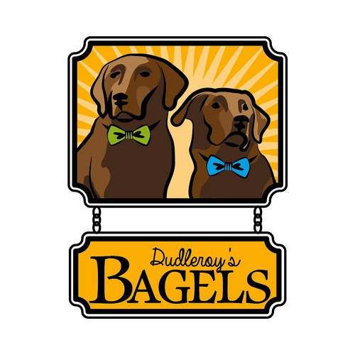 Bagel Shop Dog Design