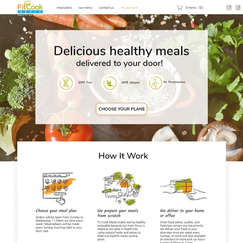 An epic website redesign for meal prep company