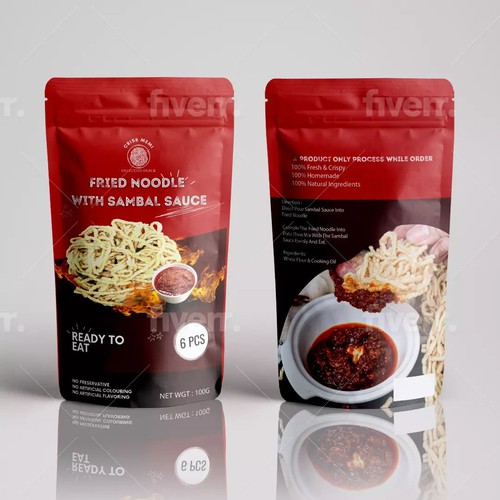 standing pouch packaging design