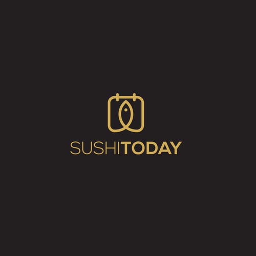 Create a logo for an All-You-Can-Eat restaurant called 'Sushi Today'
