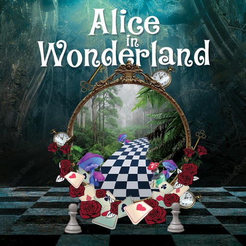 Alice in Wonderland Event Poster Design