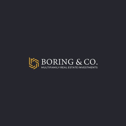 Modern Logo Icon With B initial Letter For Boring & Co