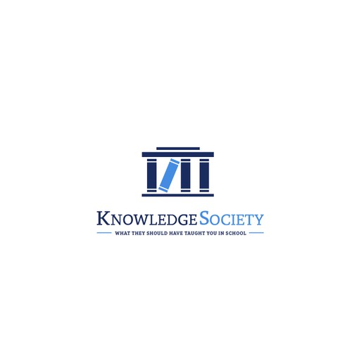 Logo for "Knowledge Society" that teaches people actionable and practical business skills