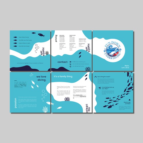 Creative trifold brochure