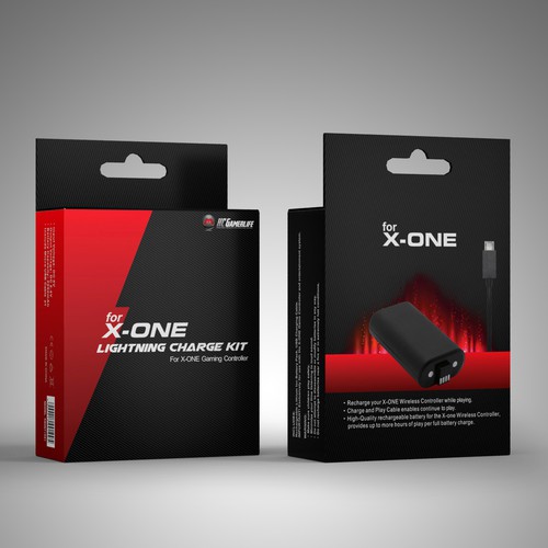 cutting edge design for Gamerlife packaging design