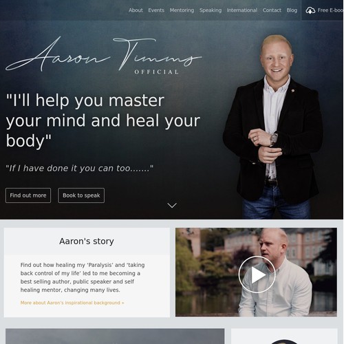 Aaron Timms Website