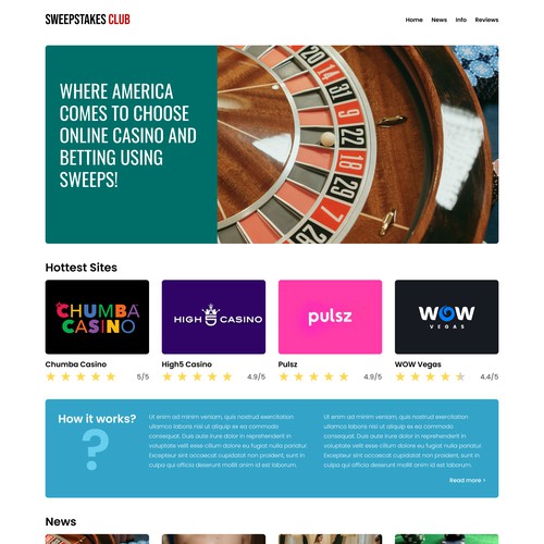 Website design