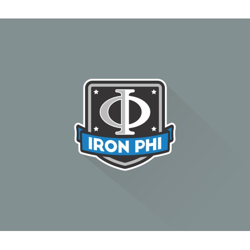 Help us raise money for ALS research with a logo for Iron Phi charity athletics program