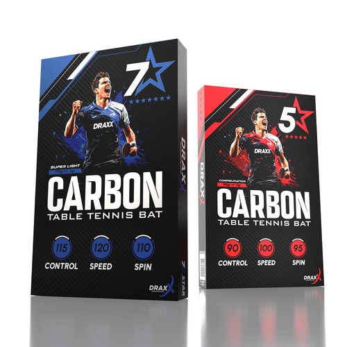 Packaging Box for Table Tennis Paddle + Bag