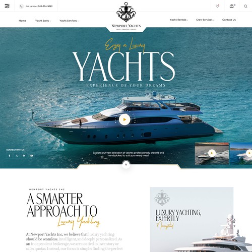 Luxury Yachts Website