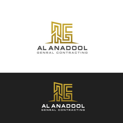 Contracting company logo concept