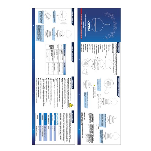 Manual redesign for KIZEN 