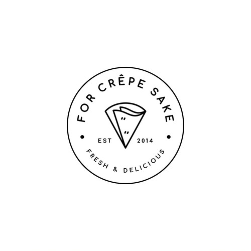 Logo for ' For Crêpe Sake '