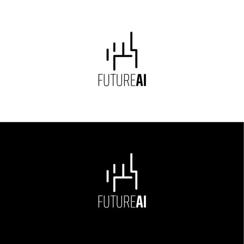 Future AI logo concept