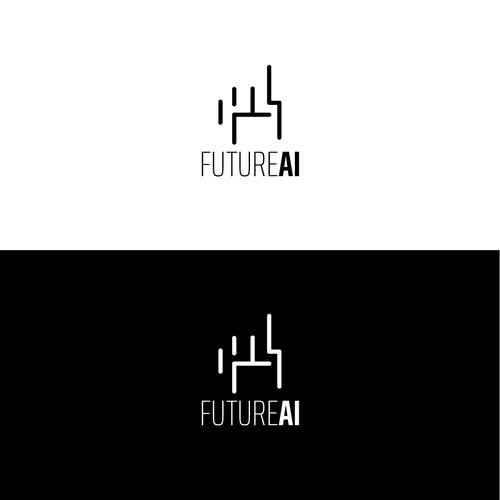 Future AI logo concept