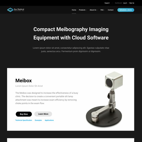 Eye Imaging Equipment Website