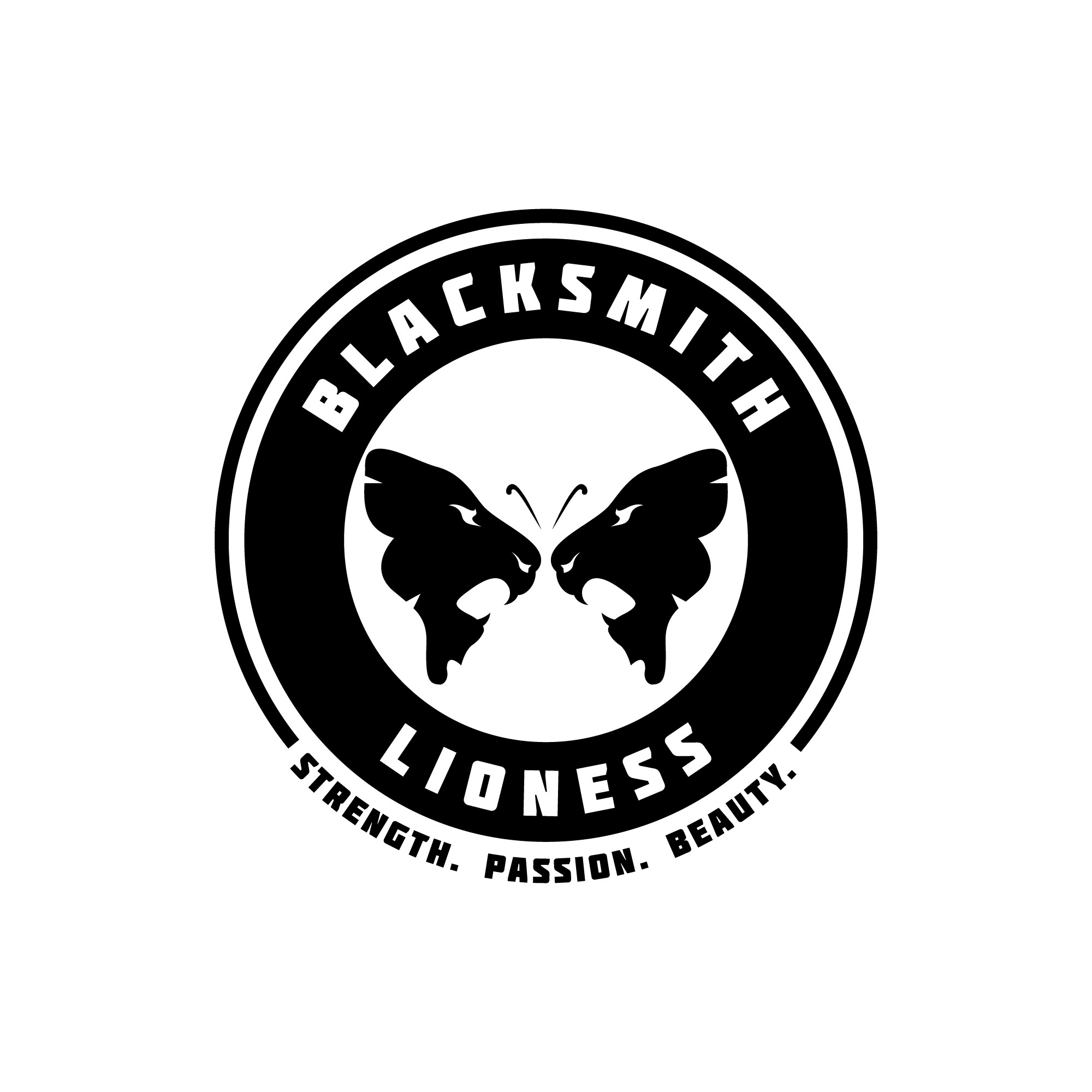 Elegant but fierce female Jiu Jitsu program logo