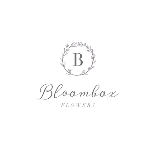 Flower business logo design