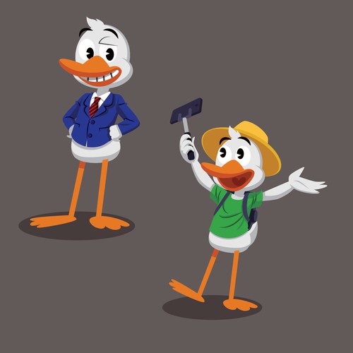 Duck mascot