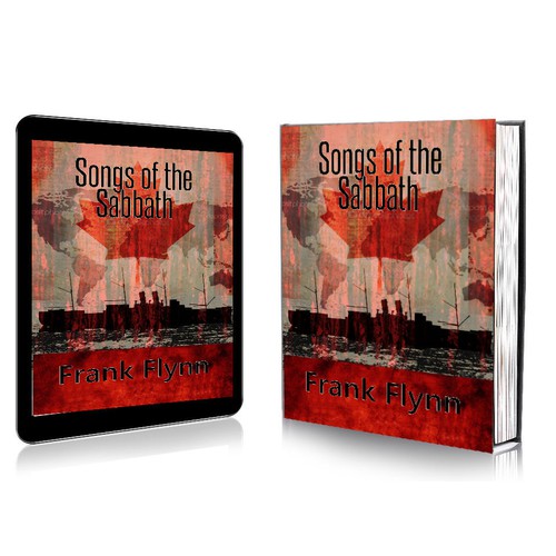 Blood Red cover with Canadian Flag
