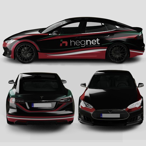 Hegnet car wrap