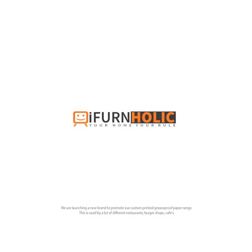 IFURNHOLIC logo design