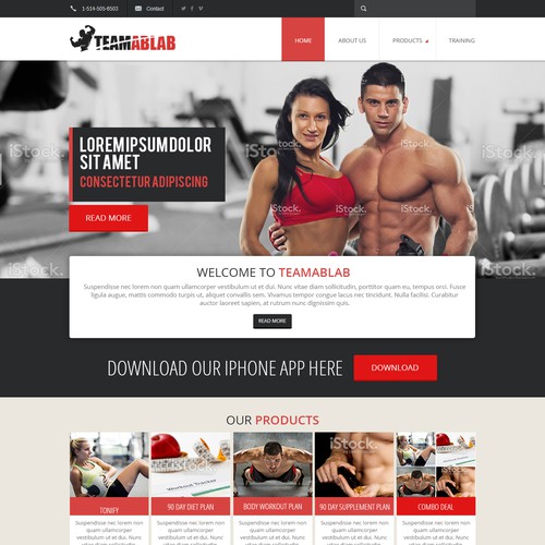 fitness web site
