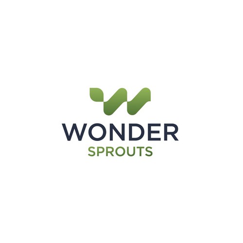 W Leaf Logo Design