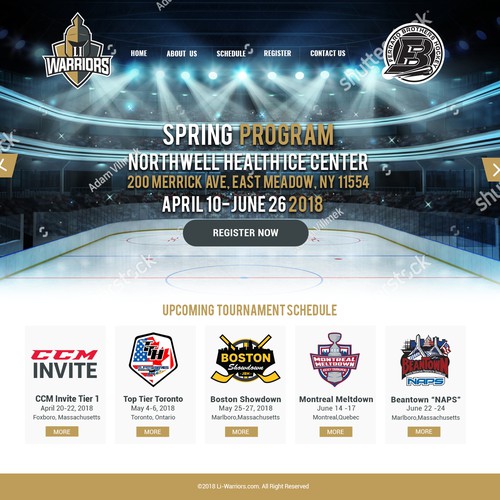 Li-Warriors - Ice Hockey Team Website