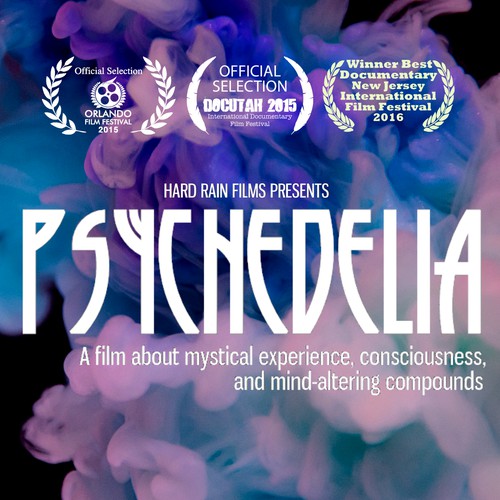 Psychedelic poster for documentary