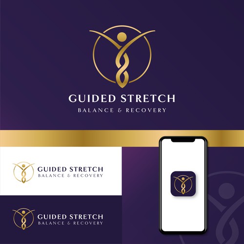 Stretch fitness logo design