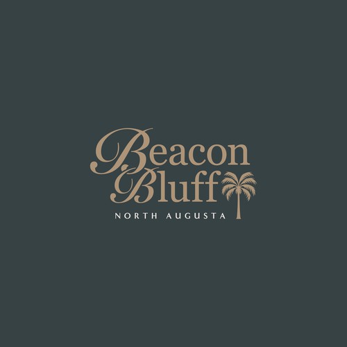 "Beacon Bluff": Upscale Mixed-Use Real Estate Development Logo