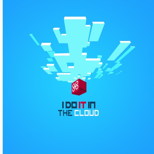 Cool T-shirt for a Business Tradeshow - I do IT in the CLOUD