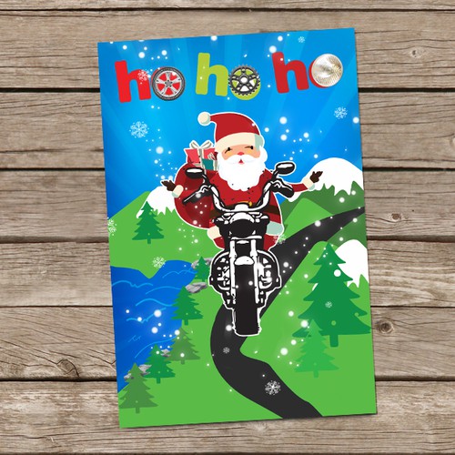 Christmas Card Contest for Motorcycle Rally