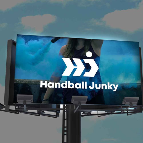 Logo for handball brand