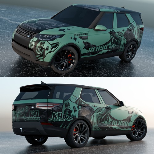 Full Car Wrap Design LandRover Discovery